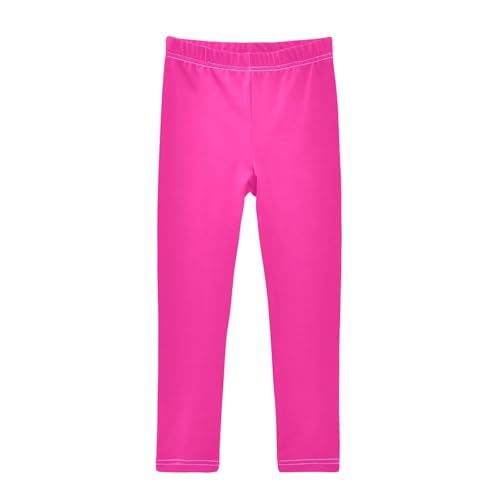GuoChe Deep Pink Shorts for Toddler Girls Cotton Cartwheel Shorts Lounge Pants for Performance