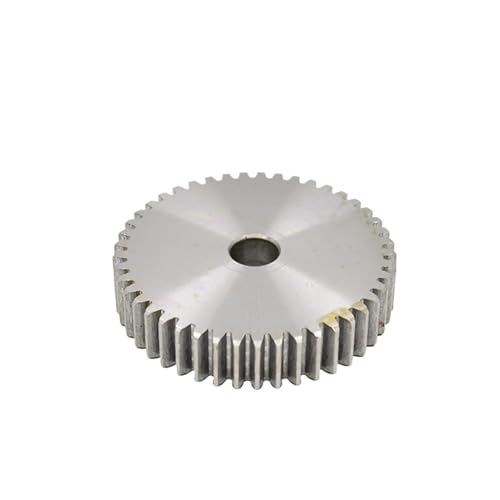 Bevel Gear Pinion Hardware Mechanical 1PCS Mod 1 Spur Gear 1M 12 13 14 15 16 17 18T - 27 Teeth Metal Transmission Gear Steel Motor Pinion Gear Process Hole Total Height 10mm(1M-16Teeth)