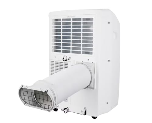 Image of Hisense 7000-BTU DOE (115-Volt) White Vented Wi-Fi enabled Portable Air Conditioner 3 modes (Cooling, Fan, Dehumidifier), Remote, Noise level 49 dB, Cools 300-sq ft - AP0722CW1W (Renewed)