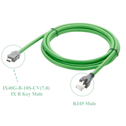 Cable Ethernet Industrial Cat6A IX B Key a RJ45 2 m miniatura 2