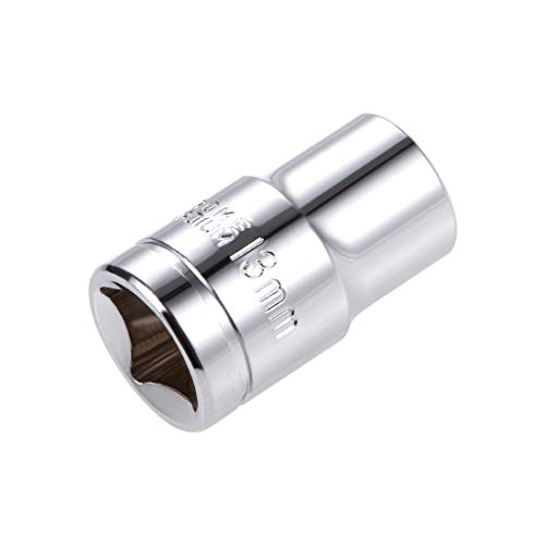 uxcell 1/2-inch Drive E13 Universal Spline Socket Shallow 12 Point Cr-V Steel