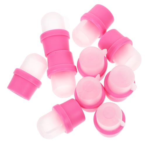 BIUDECO Silicone Nail Polish Remover Wrap Tool Kit 20pcs Reusable Nail Art Soak off Cap for Gel Polish Remover