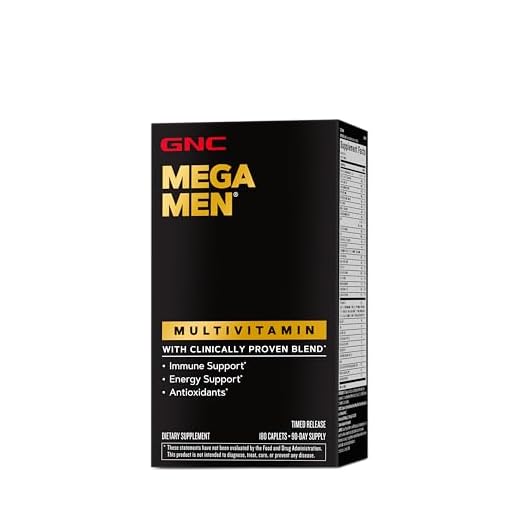 GNC Mega Men Multivitamin | Antioxidants, Heart Health, and Immune Support | 180 Count