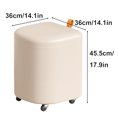 Tabouret de coiffeuse avec rangement pour chambre et vestiaire chic - 3