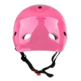 QUXVUIS Casco de seguridad ligero para deportes acuáticos. Forro de EVA densidad. Correa barbilla ajustable. Absorción impactos. Casco seguridad deportivo para wakeboard y kayak.