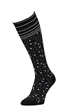 Sockwell Women's New Leaf Firm Graduated Compression Sock, Black - M/L