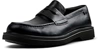 Camper Men's Norman Moccasin Style Loafer, Black, EU 40/US 7