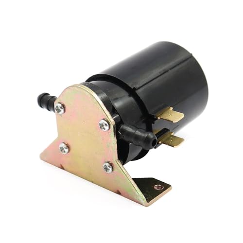 WITTKOWARE Zahnrad-Wasserpumpe mit Metallfuß, selbstansaugend, 5-12V/DC, 3,6A, 2,8l/min., Anschluss seitlich