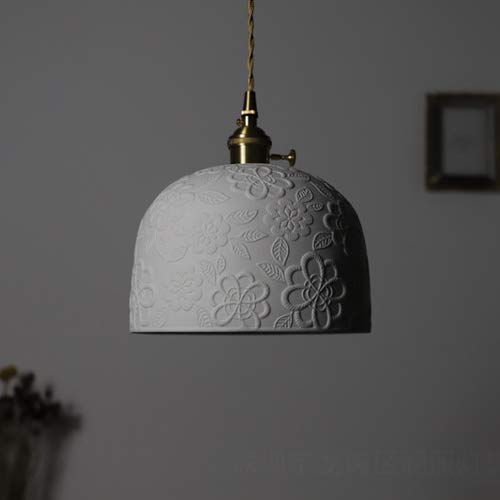 Iluminación colgante accesorio E27 con candelabro de cerámica retro industrial 5