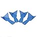 4 Pcs Drywall Trowel Plastic Inside Corner Trowel Tool,6.77 x 4.2 inch External and Internal Corner Trowel,Stucco Trowel,90 Degree Spackle Scraper Tool for Floor Wall Ceramic,Building Scraping(Blue)