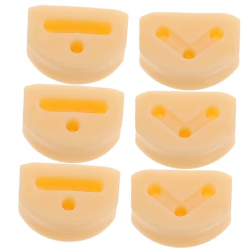 Abaodam Guitar String Pegs 6 Pack Acoustic/electric Guitar Hardware Nylon Strings Flamenco and Ukuleles Guitar Parts Replacement