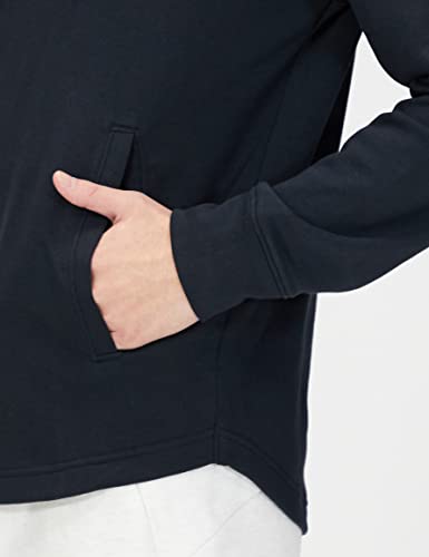 Under Armour Men's Rival Terry Long Crew Neck Hoodie , Black (001)/Onyx White , Medium #TOP27