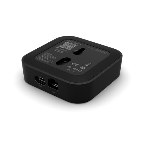 フィリップスヒュー(Philips Hue) スマートリモコン ブリッジ プロ - スマート照明 スマートスイッチ ワイヤレス リモコン ボタン 遠隔操作 スマートホーム スマート家電 スマート電球 調光 調色 照明 コントロール ハブ Bridge【有線LAN不要】 [3]