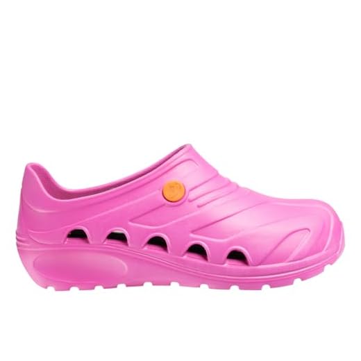 Oxypas Safety Jogger Arbeitsschuhe Damen - Antistatische und rutschfeste Sicherheitsschuhe Herren, Leichter Clog für Medizin, Pflege und Gastro, Antibakteriell, Rosa, EU 37/38