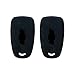 Autobase Silicone Key Fob Cover for Chevy Malibu Camaro Trax Traverse Trailblazer Sonic Blazer Cruze Volt Equinox Spark | Car Accessory for Chevrolet | Key Protection Case 2 Pcs (Black)