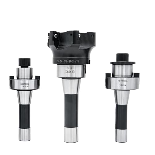 FUYUMIC R8 FMB22 FMB27 FMB32 FMB40 Tool Handle M12 Thread 7/16 Milling Machine Chuck Taper Shank Face Milling Disk Connecting Rod(Thread 7-16-20UNF,R8-FMB40)