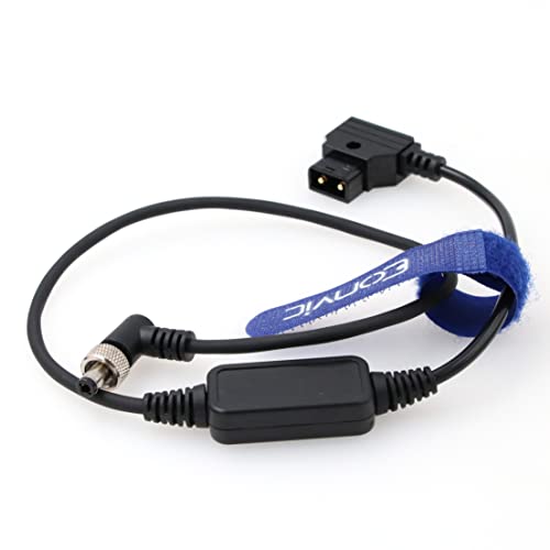 Cable D-Tap a DC con bloqueo de 2.5mm y ángulo recto de 12V para tu ATEM Mini switcher 3
