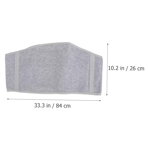 Faja lumbar soporte cintura unisex color gris claro miniatura 2