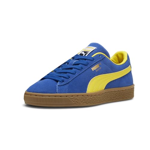 PUMA Kids Boys Suede Terrace Lace Up Sneakers Shoes Casual - Blue, Yellow2