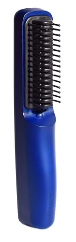 Beter - Cepillo iónico inalámbrico GRWM- Planchas de Pelo Profesional, Temperatura, 200°C, Calentamiento Rápido, Protección Antiquemaduras, Anti Encrespamiento,Recargable por USB. Azul