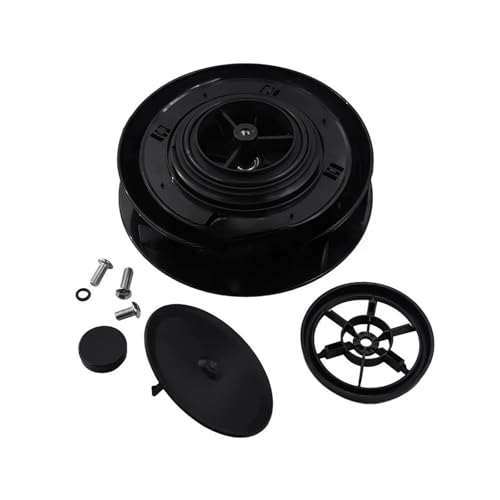 Ventilador de techo giratorio con ventilación eólica para furgonetas, de perfil bajo, compatible con furgonetas, autobuses, furgonetas, camiones para caballos, ambulancias, 4x4 y embarcaciones.(Nero)