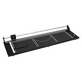 JDINAAS Manual Rotary Paper Trimmer, 36 Inch Manual Heavy Duty Professional Rolling Trimmer for Teachers, Designers Max. Cutting Length 35.43 Inch Max. Cutting Thickness 0.04 Inch Black
