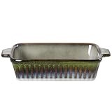 Travessa retangular Mist em cerâmica 750ml P24xL13xA5cm verde
