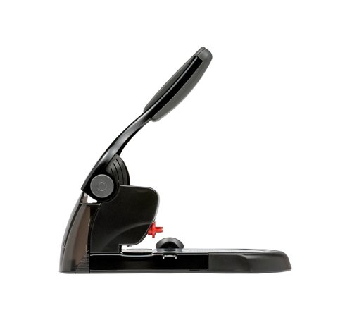 Image of 5 Star Office Punch 2-Hole Heavy-duty Aluminium 65x 80gsm Black