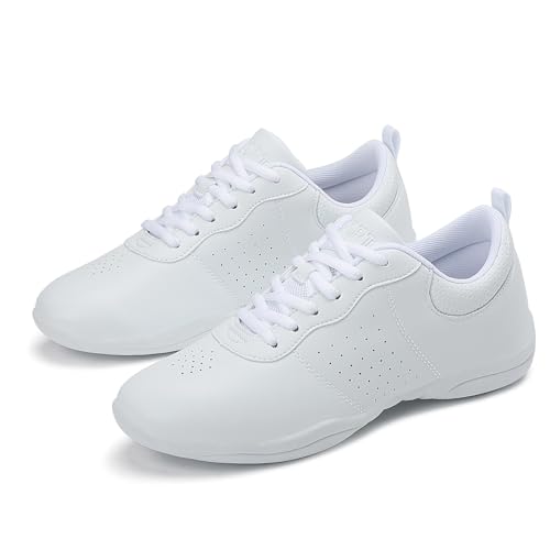 Girls White Cheer Shoes Youth Cheerleading Dance Sneaker Training Competition for Girls' Cheerleading Shoes2