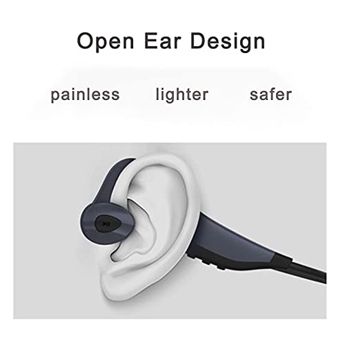 Essonio Bone Conduction Headphones Bluetooth Open Ear Headphones For Swimming Underwater Ipx8 Waterproof Headphones Earbuds Diving Sports Built-In 16G #TOP7
