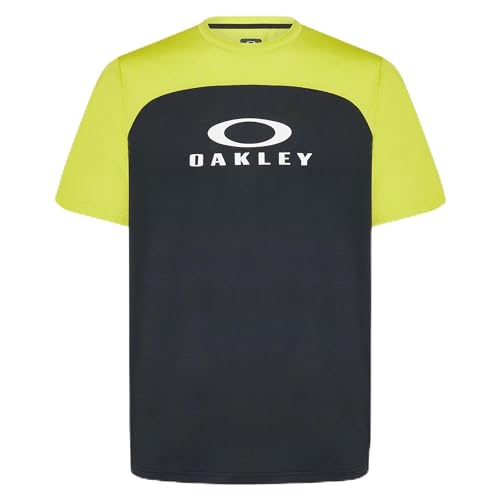 Oakley Free Ride Recycled Long Sleeve Jersey Tee Yellow - image 1