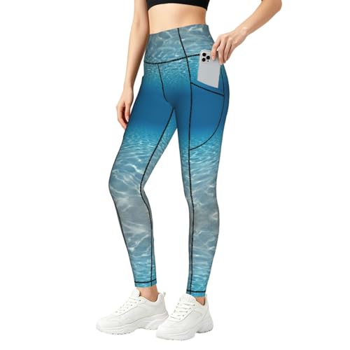 Leggings de compresión mujer Tranquil Water fitness moldear