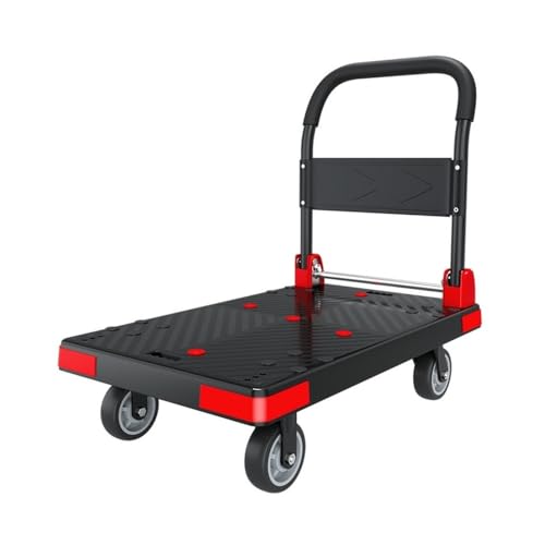 Carretilla plegable multiuso con ruedas silenciosas 5 pulg miniatura 1