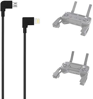 AxPower OTG Micro USB to iPhone iOS Cable 1ft Connector for DJI Spark Mavic Mini Mavic Pro Mavic 2 Pro Zoom Air Reverse Data Cable for iPhone 7 8 X