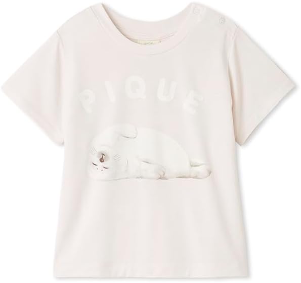 Amazon.co.jp: [ジェラート ピケ] BABYあざらしワンポイントT