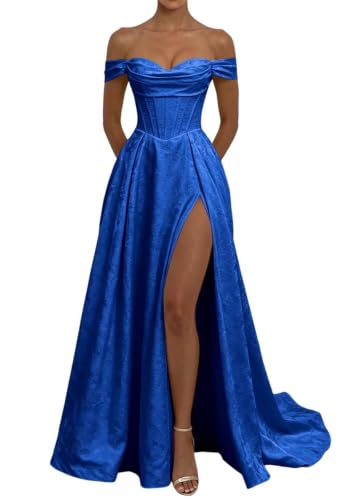 Robe de bal florale grande taille 50 confortable fente robe mariage
