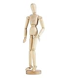Brustro Maniquí humano para artistas, macho, 8 pulgadas