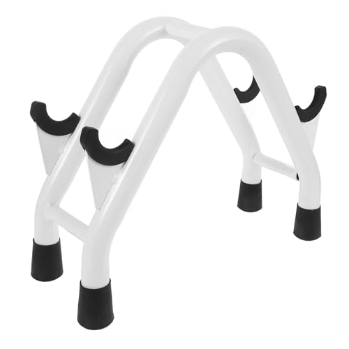 minkissy Soporte para Mancuernas Resistente al Desgaste de Hierro, Estante Compacto para Almacenamiento en Casa, Base Antideslizante Protección para Suelo, Adecuado para Gimnasio