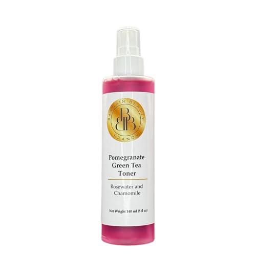 Bargain Beauty Brands Pomegranate Green Tea Toner – Vegan, Gluten