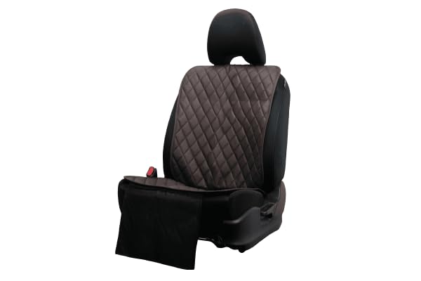 Snap Shades Protector de asiento Diamond - Marrón