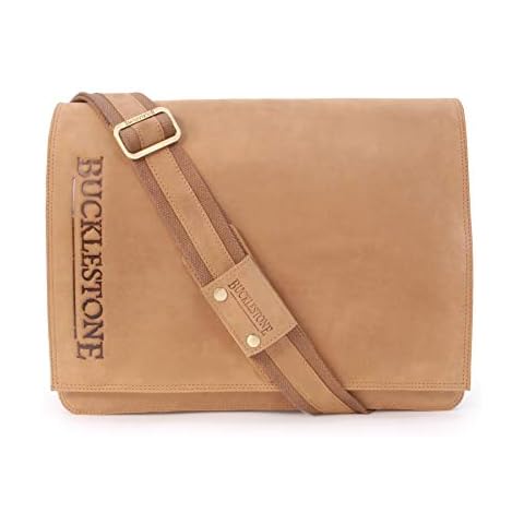 Bucklestone - Bolso Bandolera/Messenger - Hunter Cuero - Tostado Cover