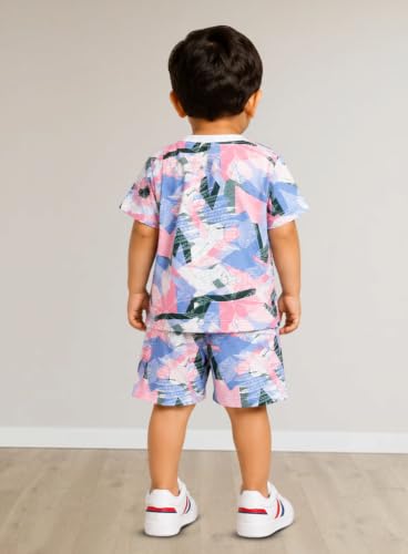Image of 3BROS Baby Boys & Baby Girls Cotton Hosiery Clothing Set Half Sleeves T-shirt with Matching Pants (DB20HS6027 Parent)