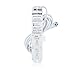 Leviton 5304M-1S5 Medical Grade Surge Protective Power Strip, 15-Amp, 125-volt, 4-Outlets, 15-Feet Cord Length