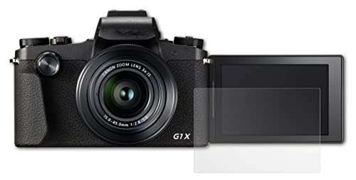 atFoliX Screen Protector compatible with Canon PowerShot G1 X Mark III Screen Protection Film, anti-reflective and shock-absorbing FX Protector Film (3X)