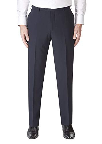 Image of Skopes Mens Wool Blend Darwin Navy Suit Trouser in Waist 42R