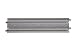 N 9-3/4" Double Track Straight, Concrete Ties (2)