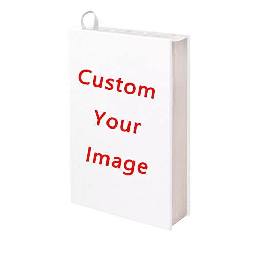 Upetstory Custom Book Cover Sleeve Stretchable Jumbo Jacket Fits Most Hardcover Textbooks Up to 9 x 11 with Bookmarks for Book Lovers Women Men Teen Girls Boys Kids Gifts