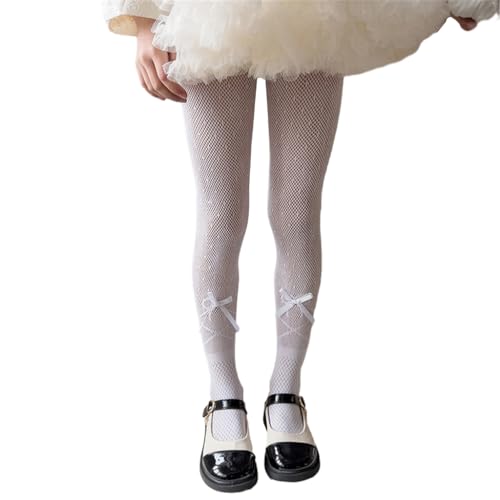 Fashion Leggings for Girls Bowknot Tights Hollow Stockings Kids Princess Pantyhose for Spring Dresses
