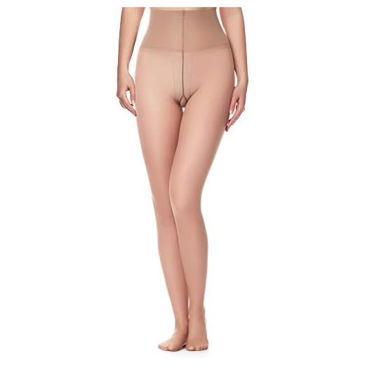 Antie Collant Modellanti Donna 20 DEN M5104 (Marrone Chiaro, M (Taglia Produttore: 3))