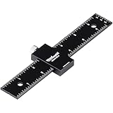 Woodraphic 7' Pocket Ruler – Precision CNC Aluminum Marking Rule for Woodworking, Layout & Joinery